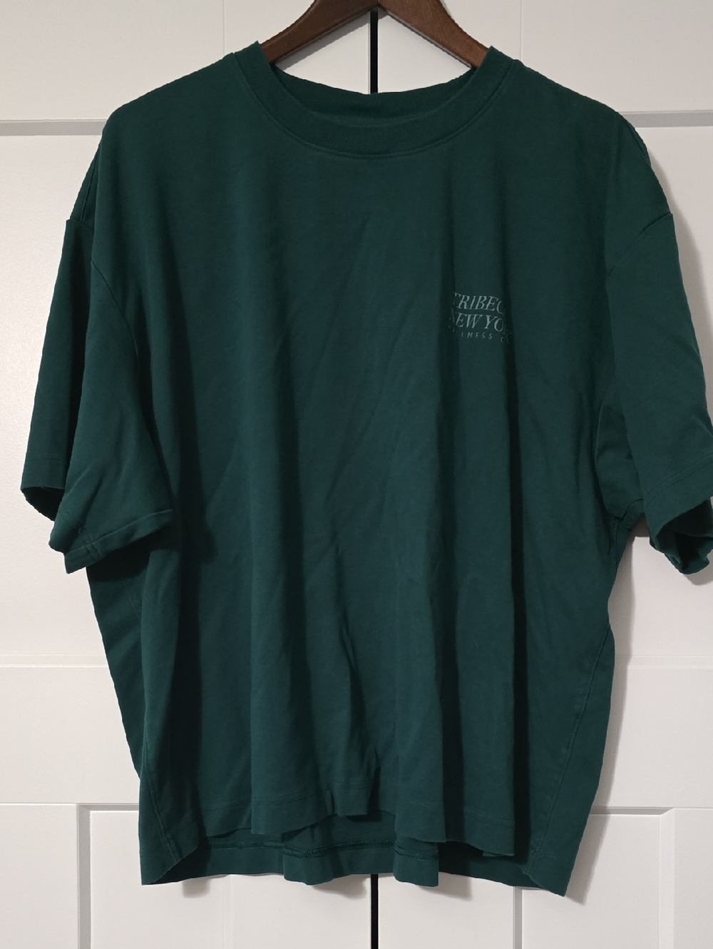Ambercrombie & Fitch YPB Forest Green Men's Short-Sleeve Crop T-Shirt